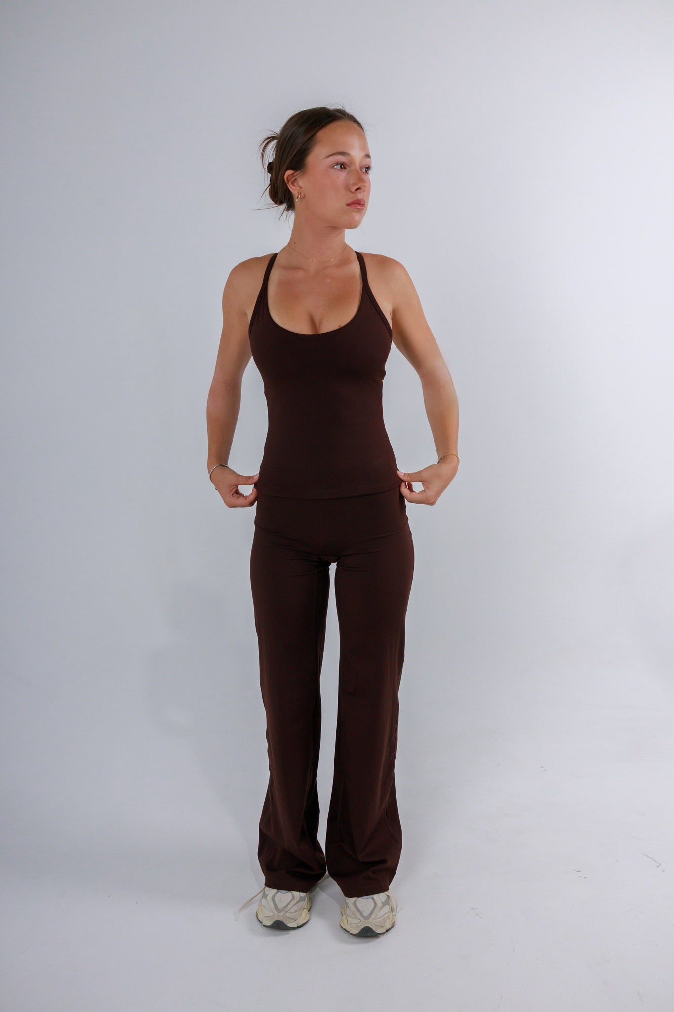 Euphoria Wide Leg Pants Chocolate