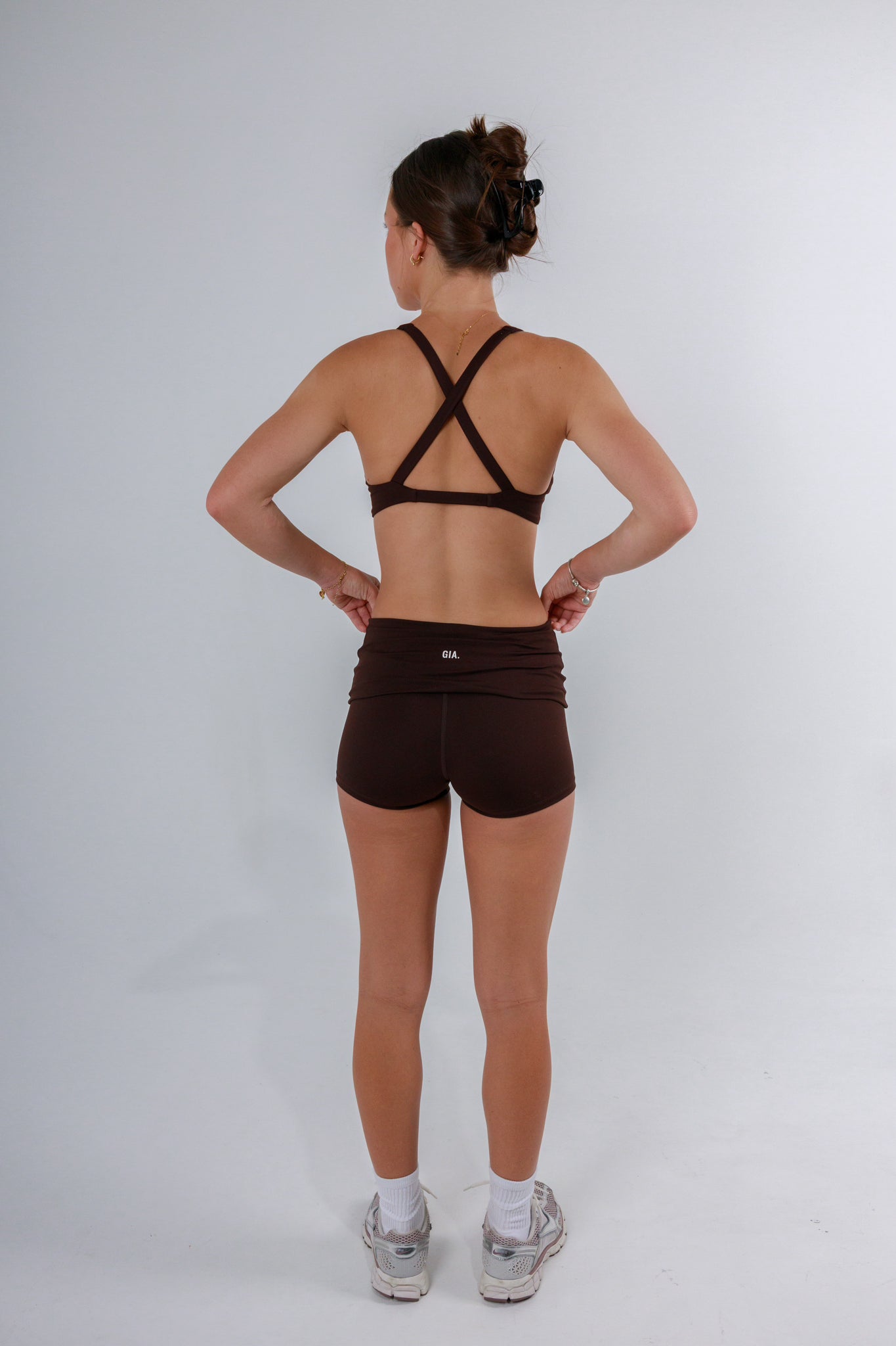 Euphoria 3" Fold Over Short Chocolate