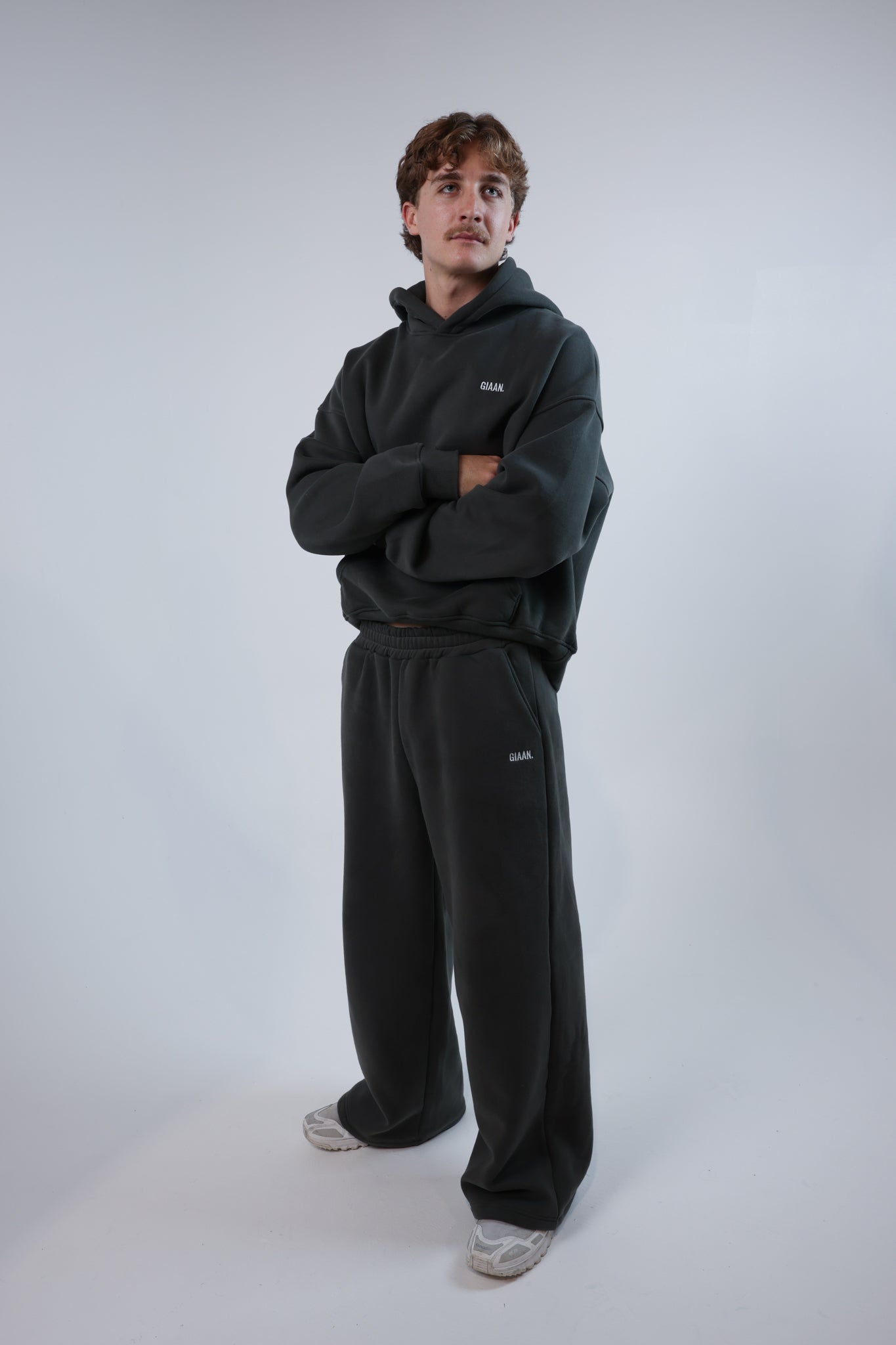 Giaan Track Pants Charcoal