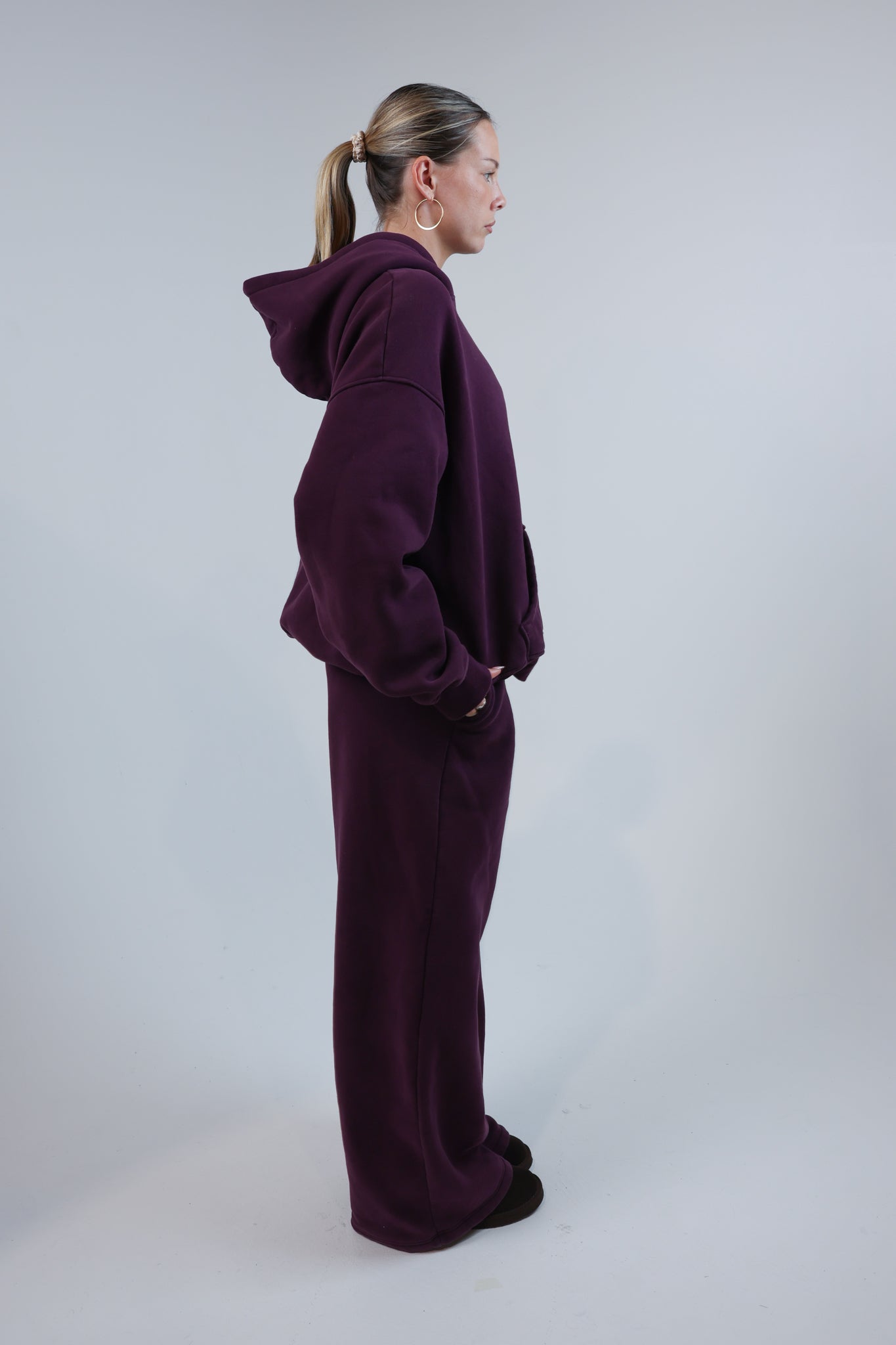 Giaan Hoodie Plum
