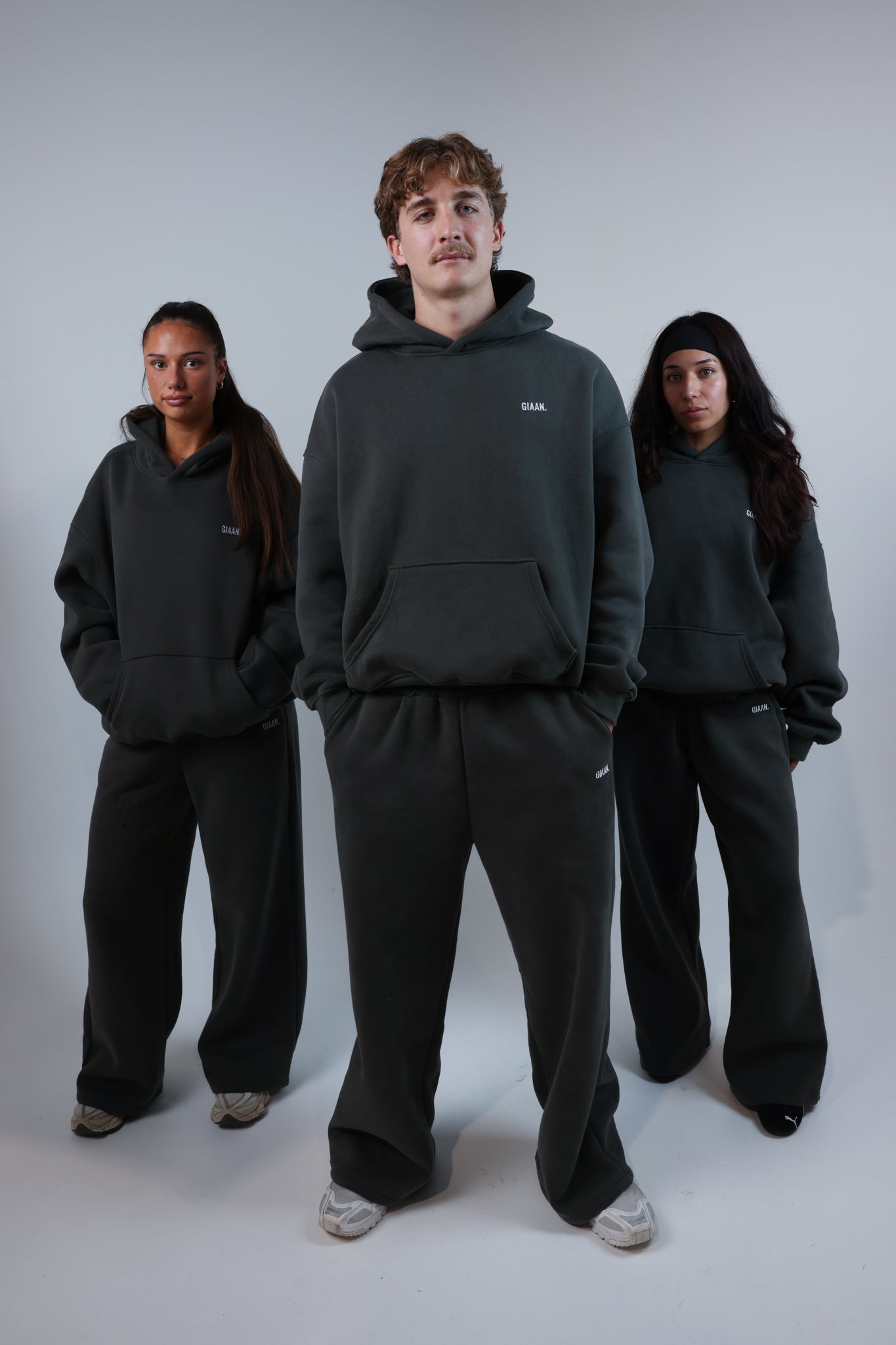 Giaan Track Pants Charcoal