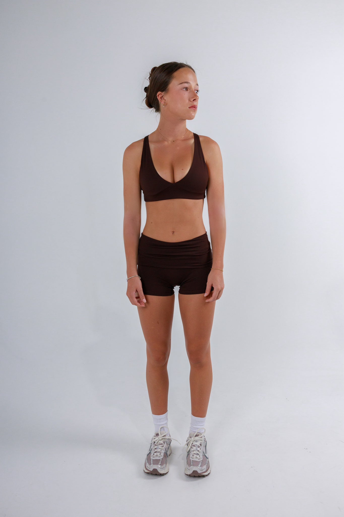 Euphoria 3" Fold Over Short Chocolate